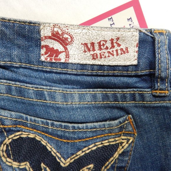 MEK Denim Cypress Boot Cut Denim Jeans Womens Size 26 - Picture 11 of 11